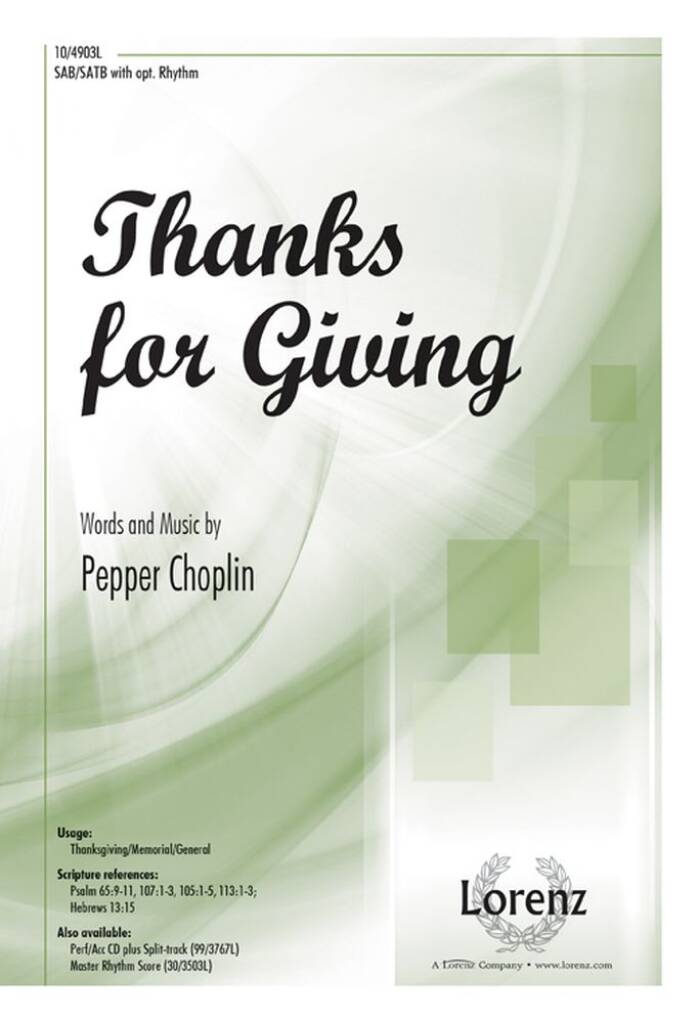 Thanks For Giving